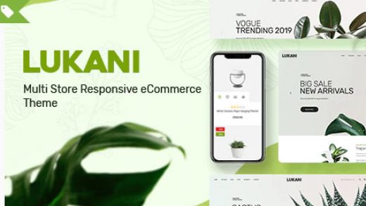 Lukani v1.0.3 - шаблон WooCommerce WordPress