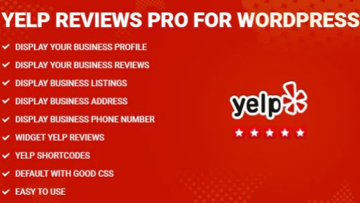 Yelp Reviews Pro for WordPress v1.9
