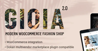 Gioia v2.0 NULLED - магазин одежды WordPress