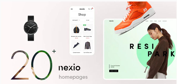 Nexio v1.1.3 -  магазин одежды WooCommerce