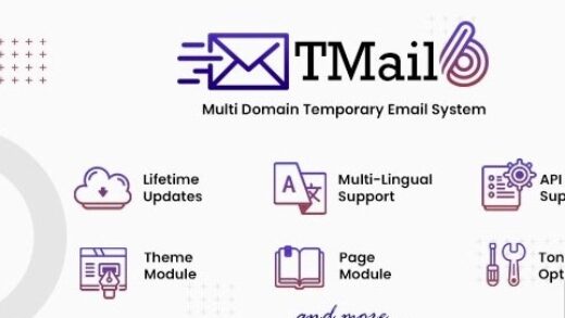 TMail v7.6.2 NULLED - temporary mail script with multiple domains