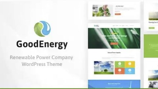 Good Energy – Ecology & Renewable Power Company WordPress Theme