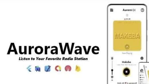 AuroraWave – Single Station Radio App ADMOB