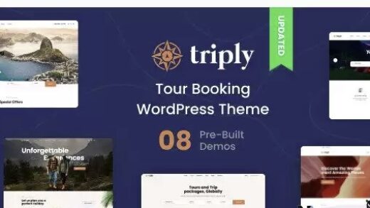 Triply – Tour Booking WordPress Theme