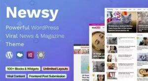 Newsy – Viral News & Magazine WordPress Theme (Nulled)