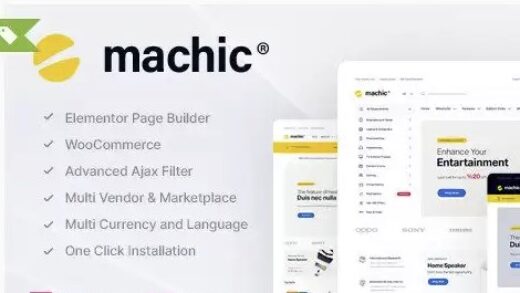 Machic – Electronics Store WooCommerce Theme (Nulled)