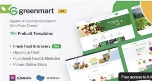 GreenMart – Organic & Food WooCommerce WordPress Theme