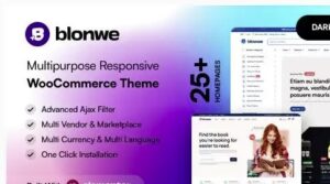 Blonwe – Multipurpose WooCommerce Theme (Nulled)