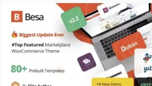 Besa – Elementor Marketplace WooCommerce Theme