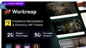 Workreap – Freelance Marketplace WordPress Theme (Nulled)