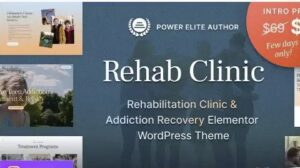 Rehab Clinic – Addiction Recovery Center WordPress Theme