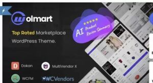 Wolmart – Multi-Vendor Marketplace WooCommerce Theme (Nulled)