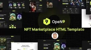 Open9 - NFT Marketplace HTML Template (Nulled)