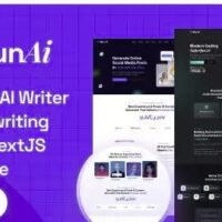 MunAi - AI Writer & Copywriting React NextJS Template (Nulled)