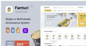 Farmart - Single or Multivendor Laravel eCommerce System (Nulled) v1.22.1