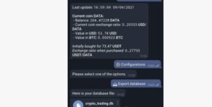 Bot, check your POSITIONS and BALANCE on the Binance Exchange