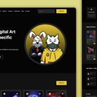 Download script is a fully responsive nft marketplace website