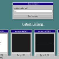 Open source zero-fee trustless Bitcoin NFT marketplace